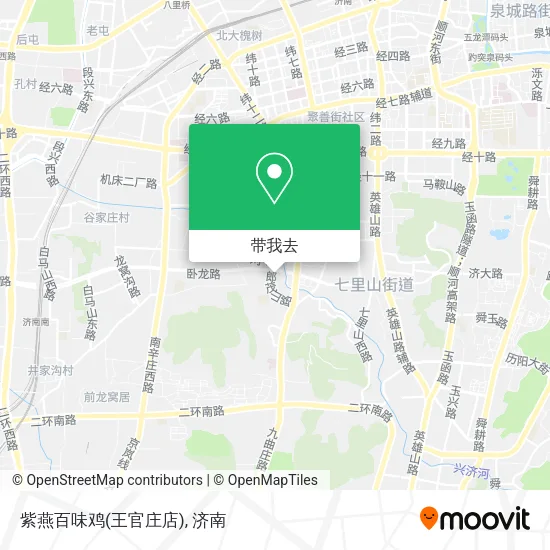 紫燕百味鸡(王官庄店)地图