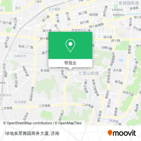 绿地泉景雅园商务大厦地图