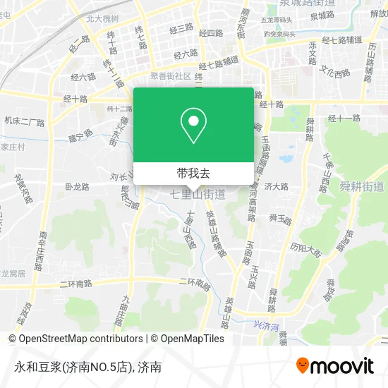 永和豆浆(济南NO.5店)地图