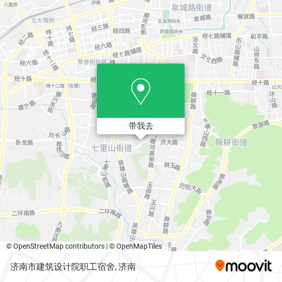 济南市建筑设计院职工宿舍地图