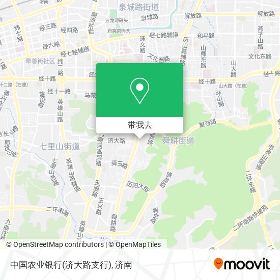 中国农业银行(济大路支行)地图