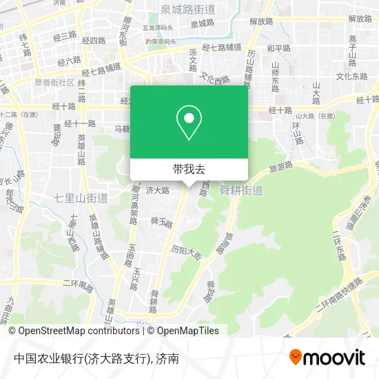 中国农业银行(济大路支行)地图