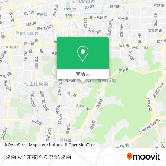 济南大学东校区-图书馆地图