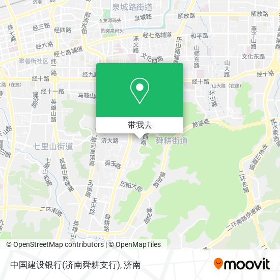 中国建设银行(济南舜耕支行)地图