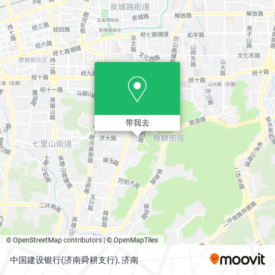 中国建设银行(济南舜耕支行)地图