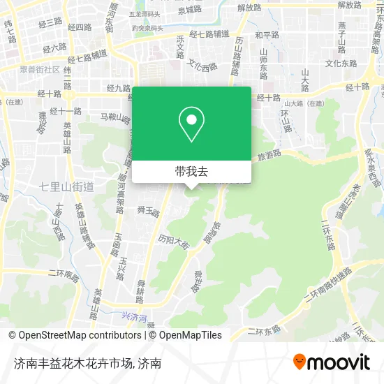 济南丰益花木花卉市场地图