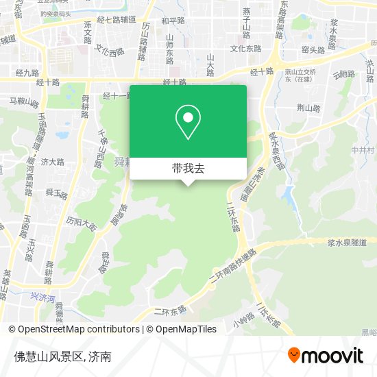 佛慧山风景区地图