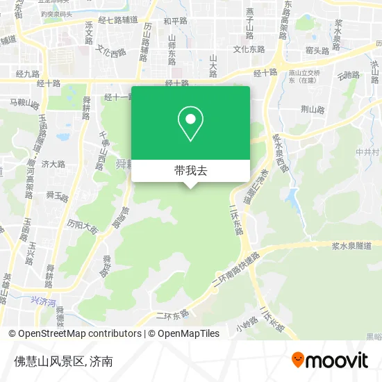 佛慧山风景区地图