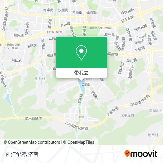 西江华府地图
