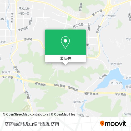 济南融超蟠龙山假日酒店地图