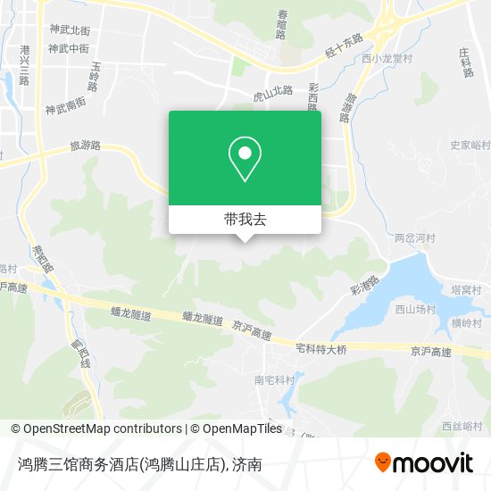 鸿腾三馆商务酒店(鸿腾山庄店)地图