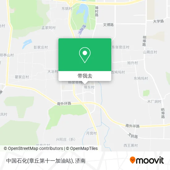 中国石化(章丘第十一加油站)地图