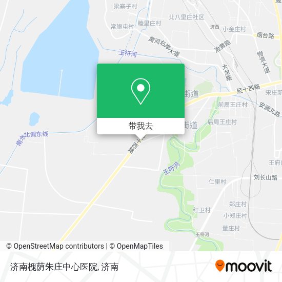 济南槐荫朱庄中心医院地图