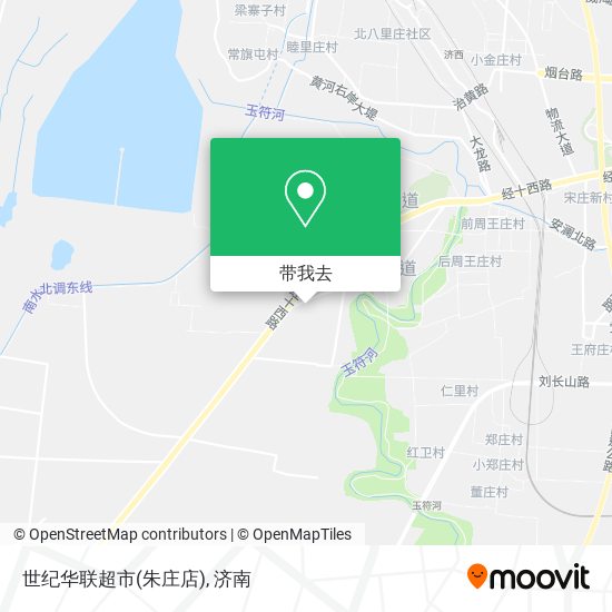 世纪华联超市(朱庄店)地图