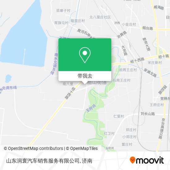 山东润寰汽车销售服务有限公司地图