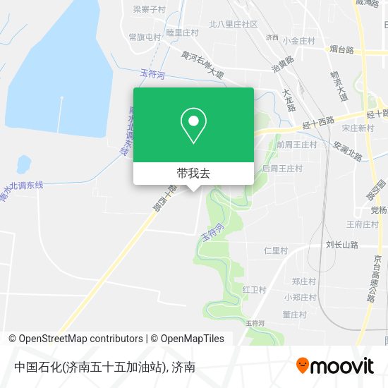 中国石化(济南五十五加油站)地图