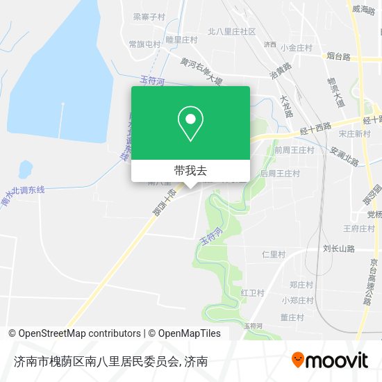 济南市槐荫区南八里居民委员会地图