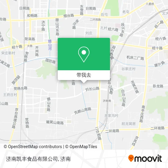 济南凯丰食品有限公司地图
