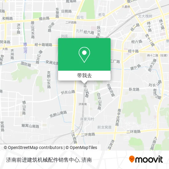 济南前进建筑机械配件销售中心地图