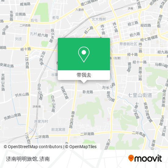 济南明明旅馆地图