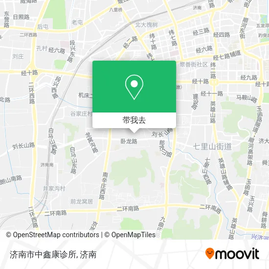 济南市中鑫康诊所地图
