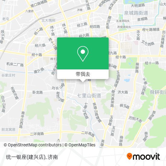 统一银座(建兴店)地图