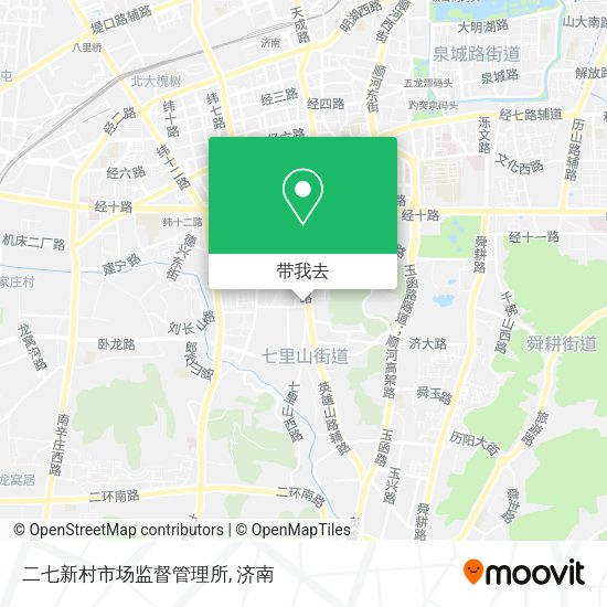 二七新村市场监督管理所地图