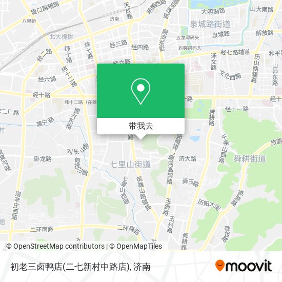 初老三卤鸭店(二七新村中路店)地图