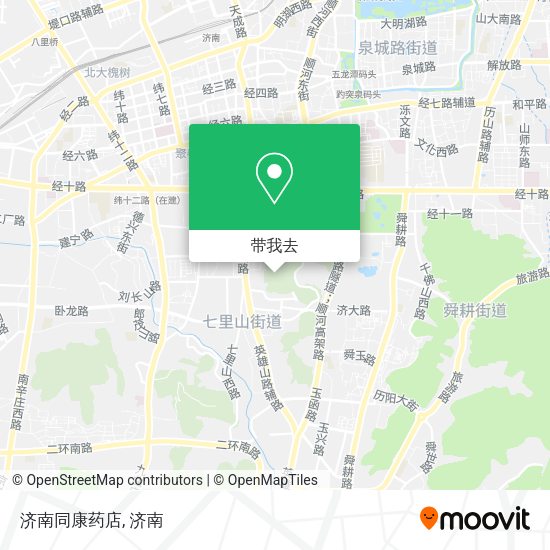 济南同康药店地图