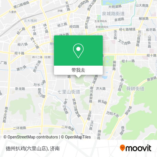 德州扒鸡(六里山店)地图