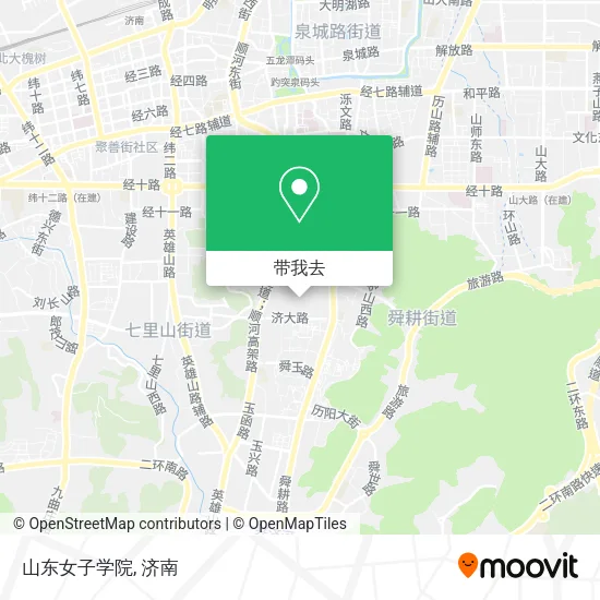 山东女子学院地图