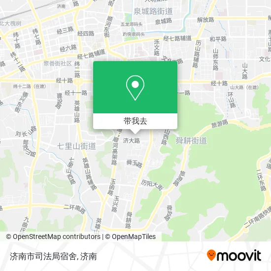 济南市司法局宿舍地图
