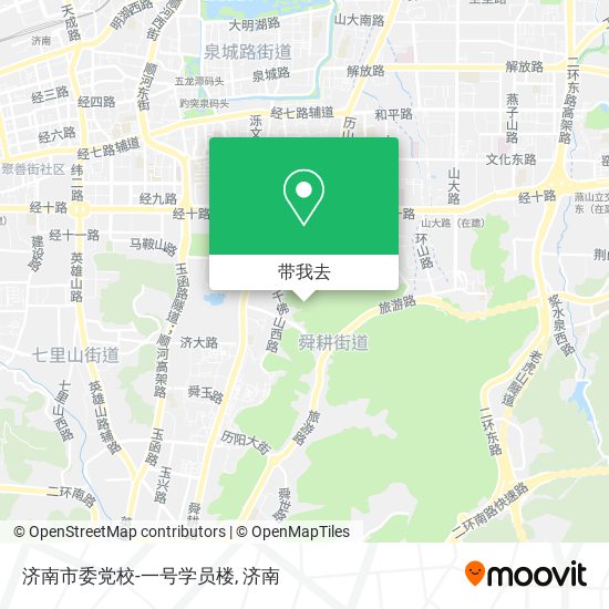济南市委党校-一号学员楼地图