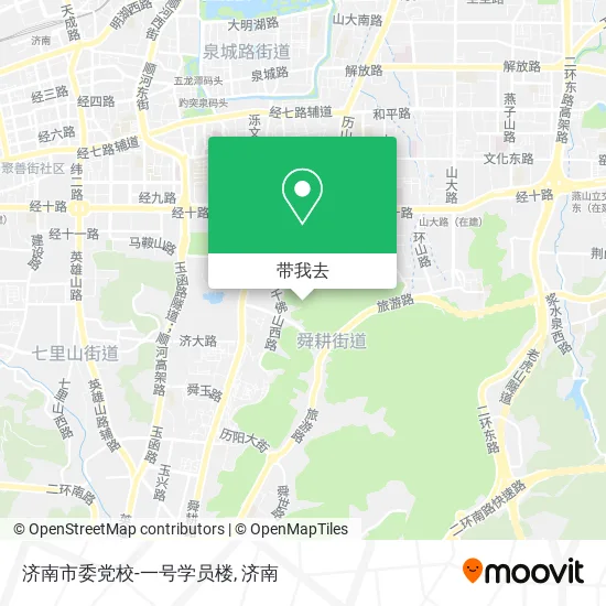 济南市委党校-一号学员楼地图