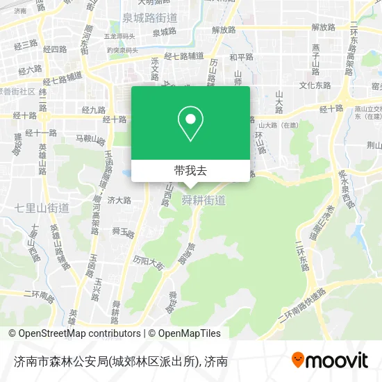 济南市森林公安局(城郊林区派出所)地图