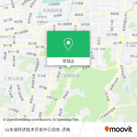 山东省经济技术开发中心宿舍地图