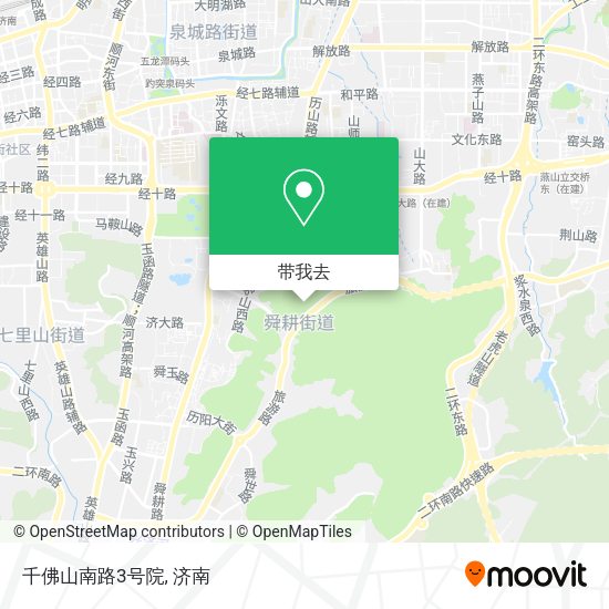 千佛山南路3号院地图