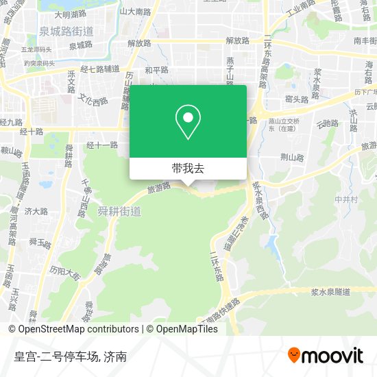 皇宫-二号停车场地图