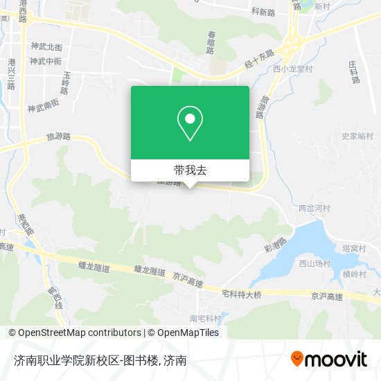 济南职业学院新校区-图书楼地图