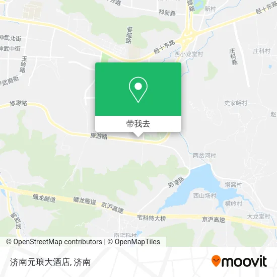 济南元琅大酒店地图