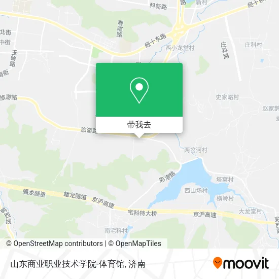 山东商业职业技术学院-体育馆地图