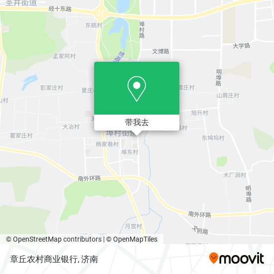 章丘农村商业银行地图