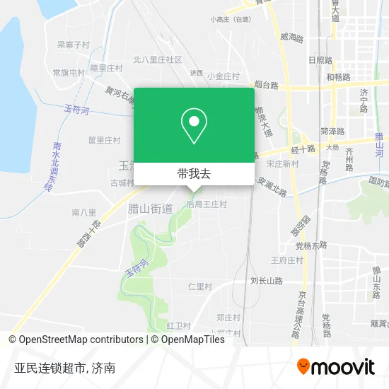 亚民连锁超市地图