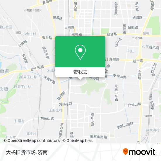 大杨旧货市场地图