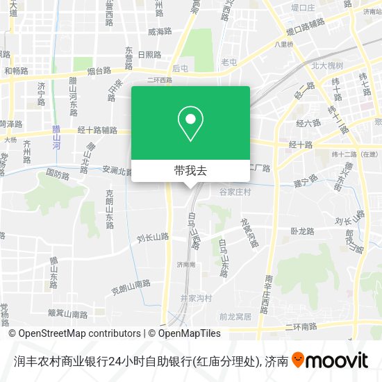 润丰农村商业银行24小时自助银行(红庙分理处)地图