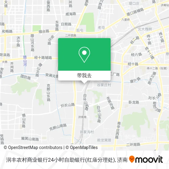 润丰农村商业银行24小时自助银行(红庙分理处)地图