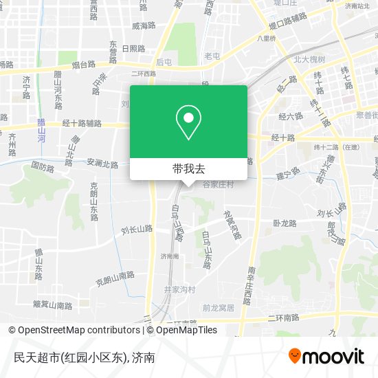 民天超市(红园小区东)地图