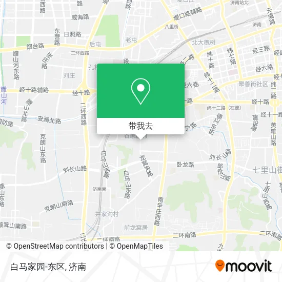 白马家园-东区地图