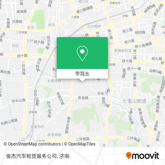 俊杰汽车租赁服务公司地图