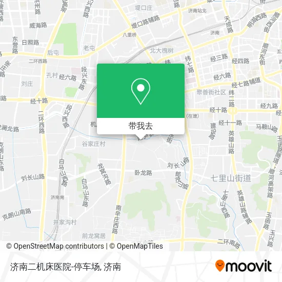 济南二机床医院-停车场地图